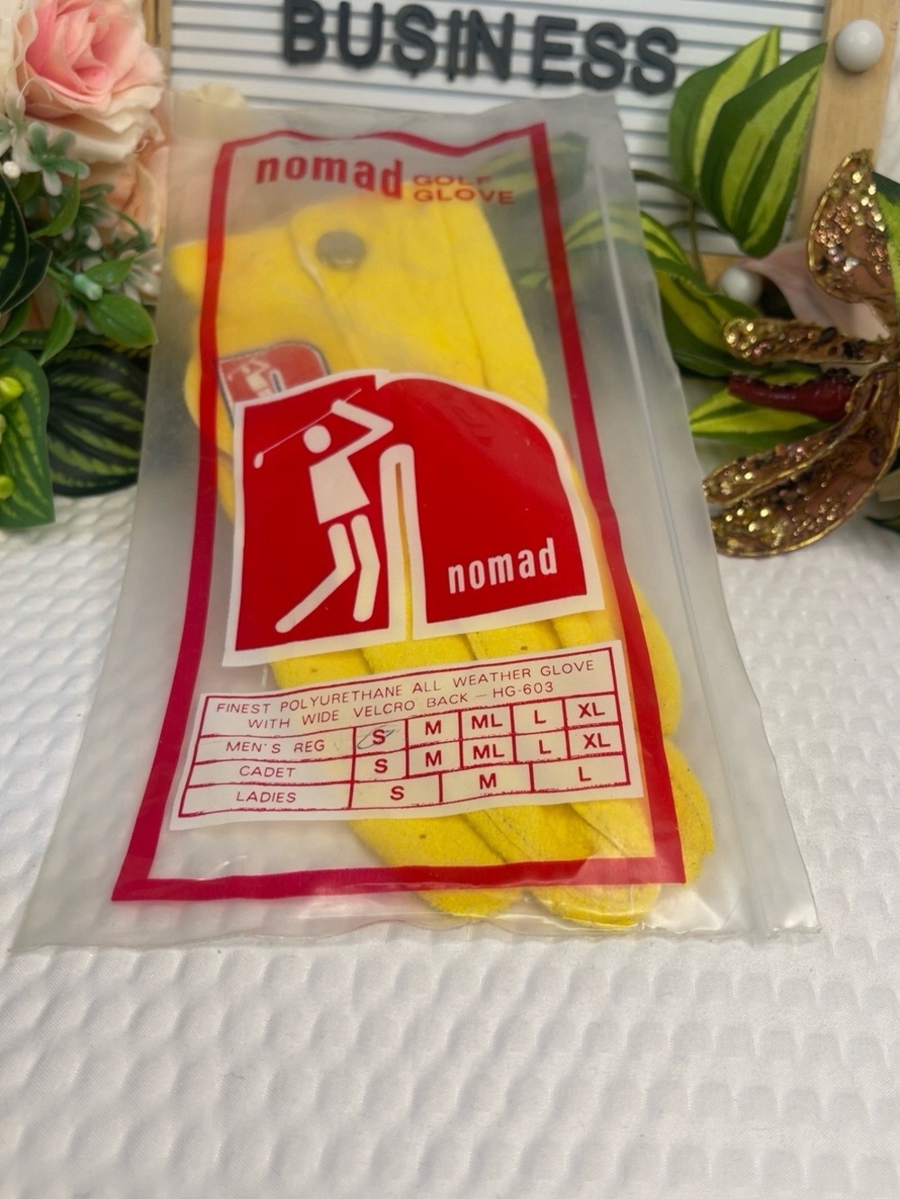 Nomad Yellow All-Weather Golf Glove